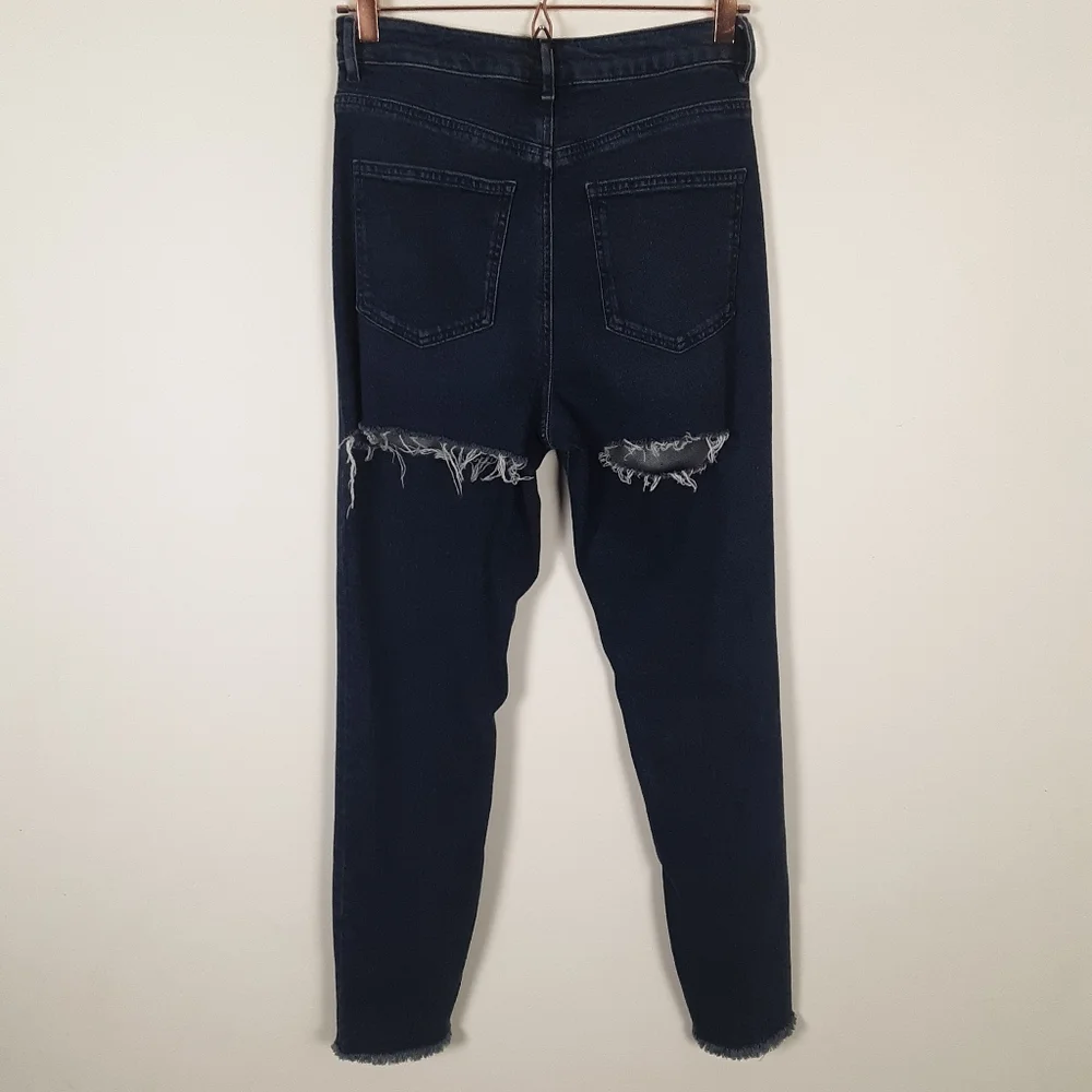 ASOS Ripped High Rise Jeans - Picture 4 of 8